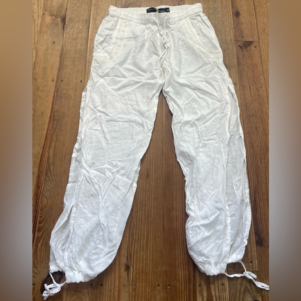 Billabong island dreamin white Beach Pants side slits